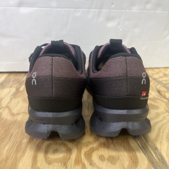 On Cloudsurfer Black Cobalt Running Trail Shoes Sneakers Women's Size 9.5 - Picture 5 of 12